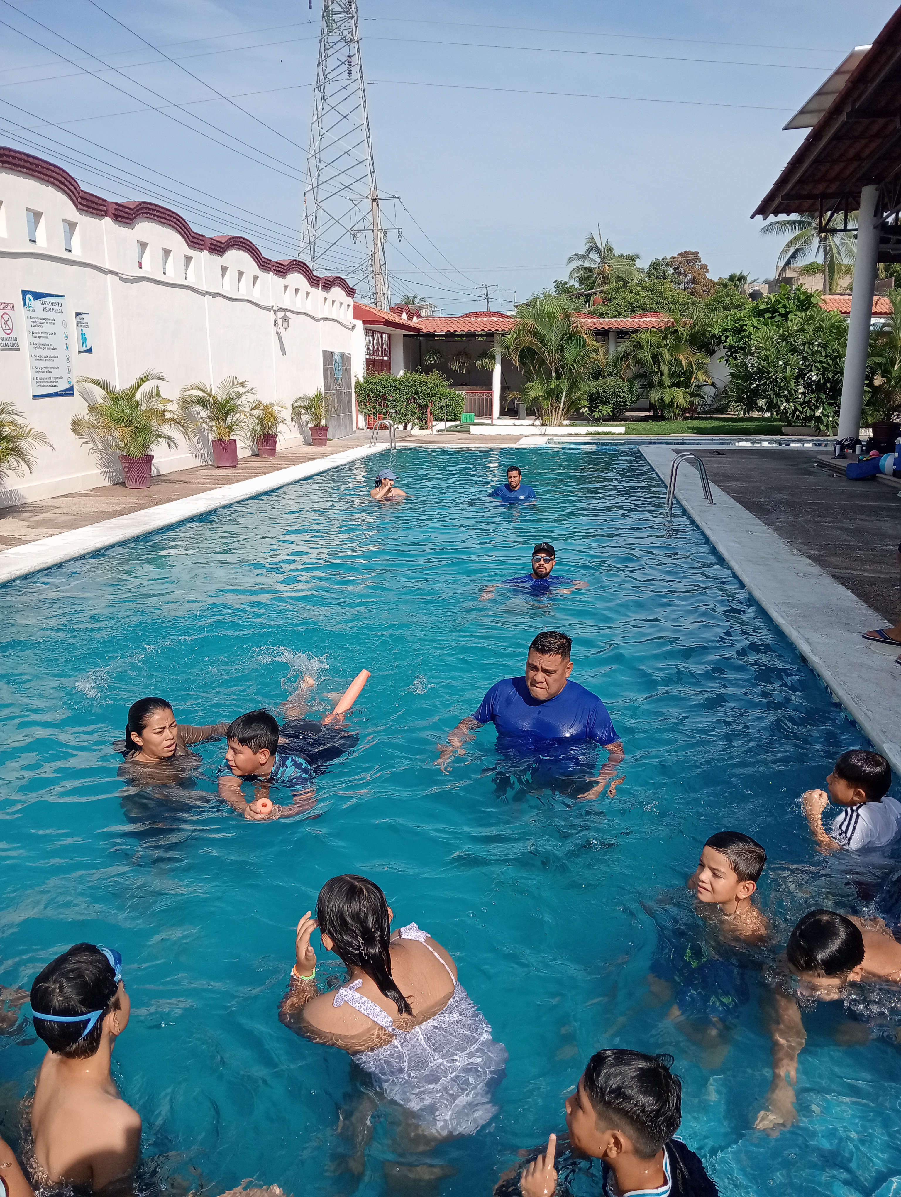 Clase de natación
